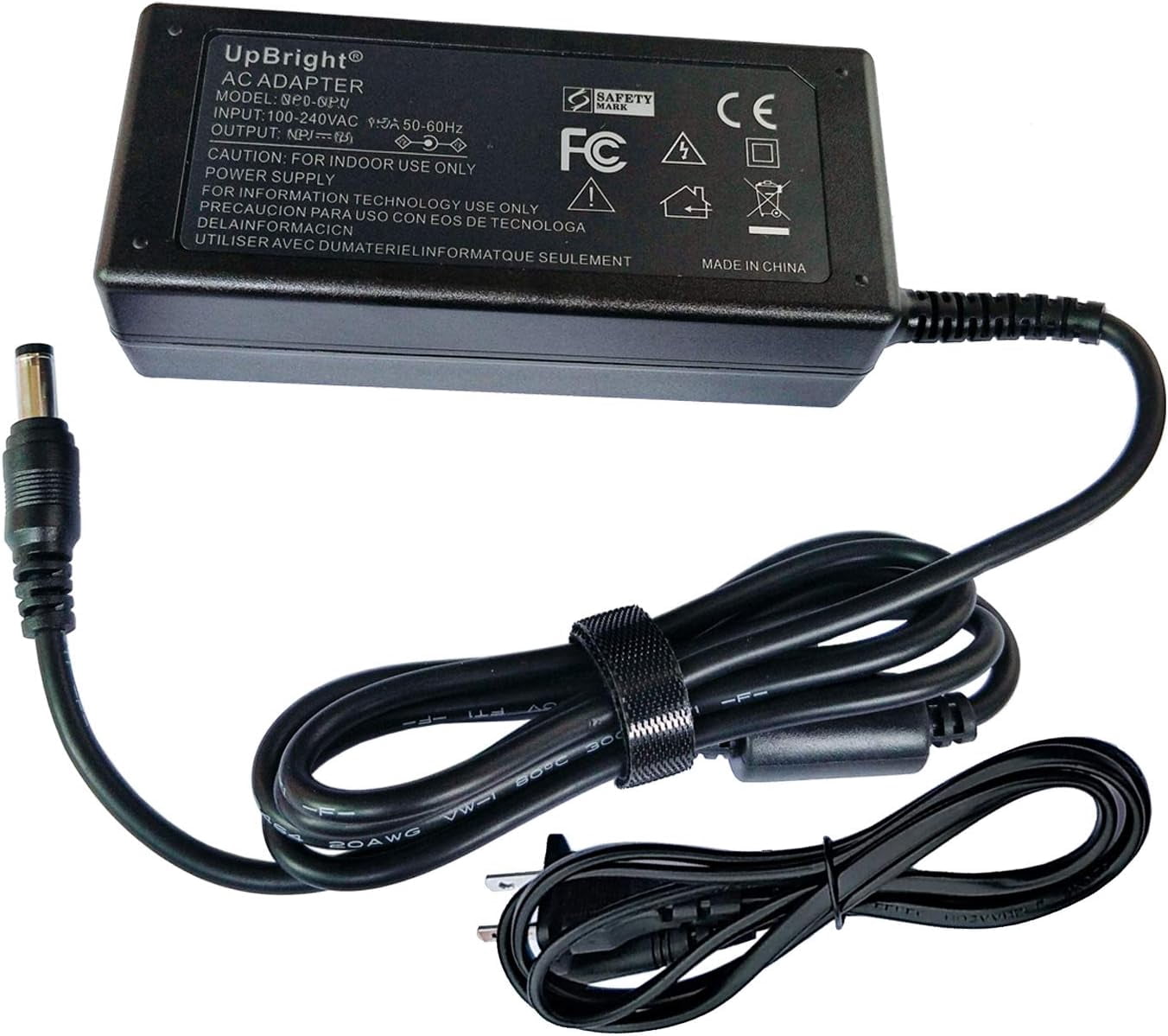 Onerbl AC Adapter Replacement For Milwaukee M12 Radio (Model YL-48-1351200D) - 10ft Cord, 100-240V Input - View #4