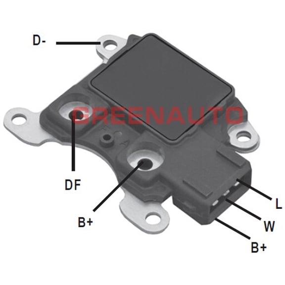 14V Alternator Voltage Regulator F3AZ10316A F3RU10316AA For Ford For Alternator OEM F3AU10300CA, F5AU10300AA, F6PU10300AA