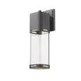 thumbnail image 1 of Z-Lite Lestat 17.625" Outdoor LED Wall Light in Black, 1 of 4
