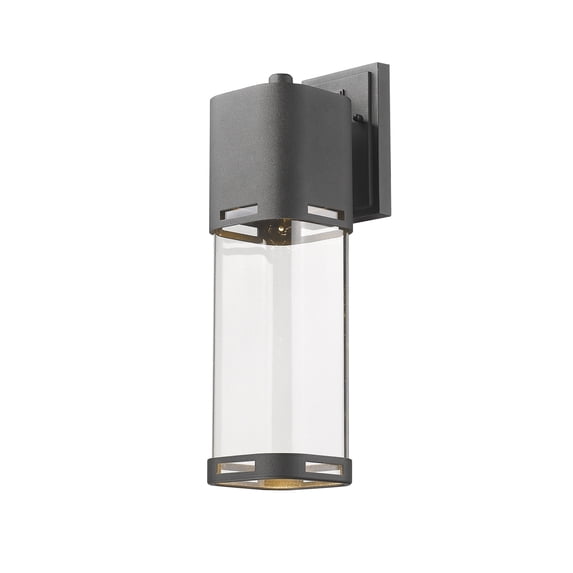Z-Lite Lestat 17.625" Outdoor LED Wall Light in Black