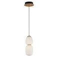 thumbnail image 1 of E25066-92BKGLD ET2 Lighting Soji-14W 1 LED Pendant-4.75 Inches wide by 13 inches high, 1 of 4