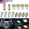 thumbnail image 1 of 14X White 6000K LED Interior Lights Kit For 2007-2013 GMC Sierra 1500 2500 3500, 1 of 13