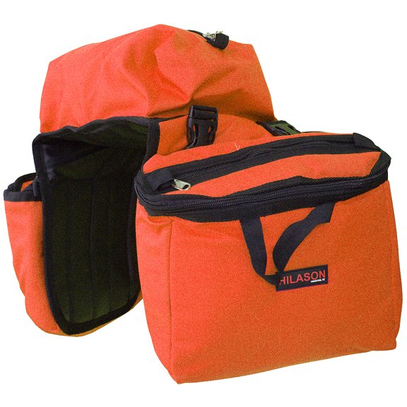 14X12X6 Hilason Detachable Insulated Horse Side Saddle Bag Orange