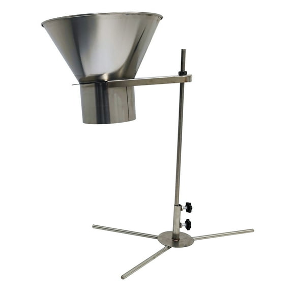14cm/5.5inch Stainless Steel Feeding Hopper with Support Stand