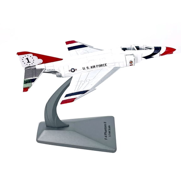 14cm Diecast Alloy 1/144 Scale United States Air Force For McDonnell-Douglas F-4 Phantom II Fighter Finished Model Toy Gift TAPDRA Spare Part