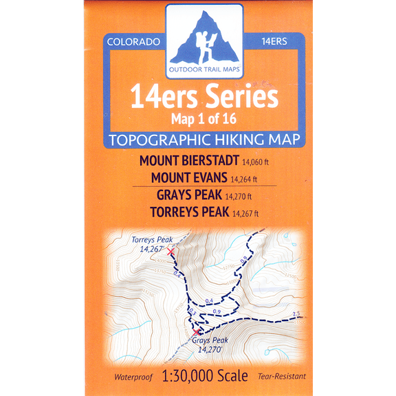 14ers Series Map 1 of 16