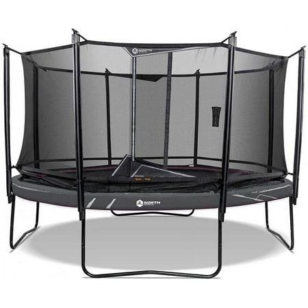 14ft North Explorer Round Trampoline with free ladder and safety net