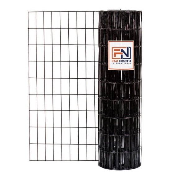14ga vinyl coated black 2"x4" Mesh 4'x50 roll