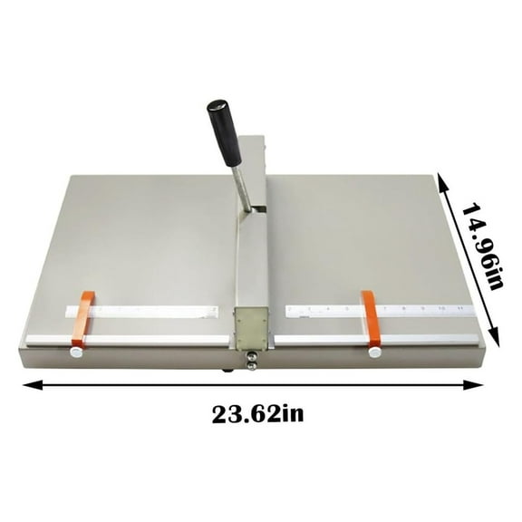 14in 360mm Manual Creaser, Desktop Paper Creasing Scoring, Manual Creasing Machine, Paper Creaser Folding Machiner for Paper Files Cards Creasing