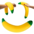 thumbnail image 1 of 14in Big Banana Squishy Fidget Toy , Giant Yellow Banana Stress Ball Slow Rebound Anxiety Relief Sensory Toy for Kids & Adults, 1 of 7