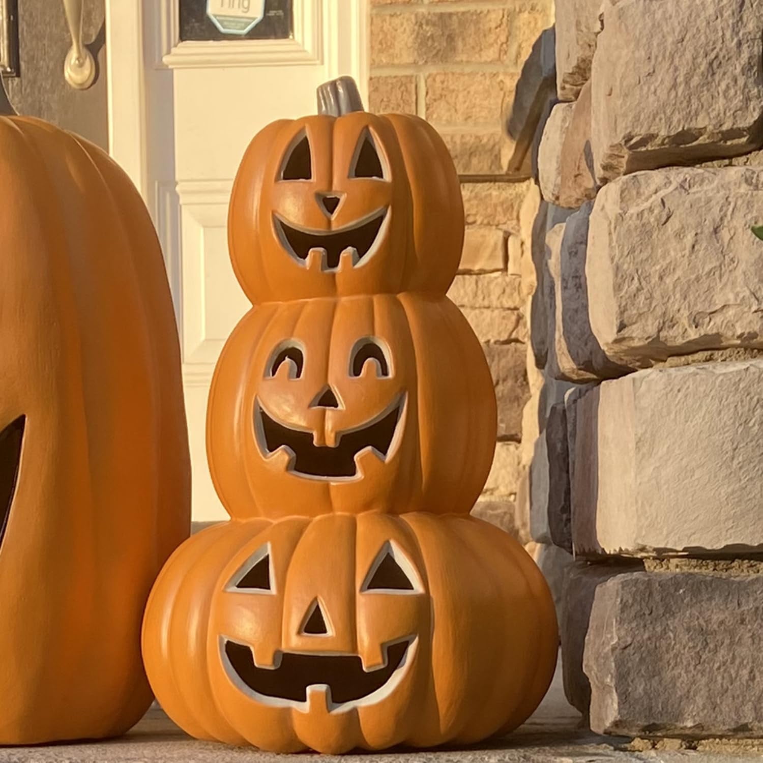 14IN LED Halloween Pumpkin Lantern, Battery Operated Indoor