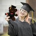 thumbnail image 1 of ​14in PhD Graduation Bear Plush - Cap, Gown & Scroll Stuffed Animal, Embroidered Academic Gift Set w/ Glasses (Gift Box)​​ Pink, 1 of 8