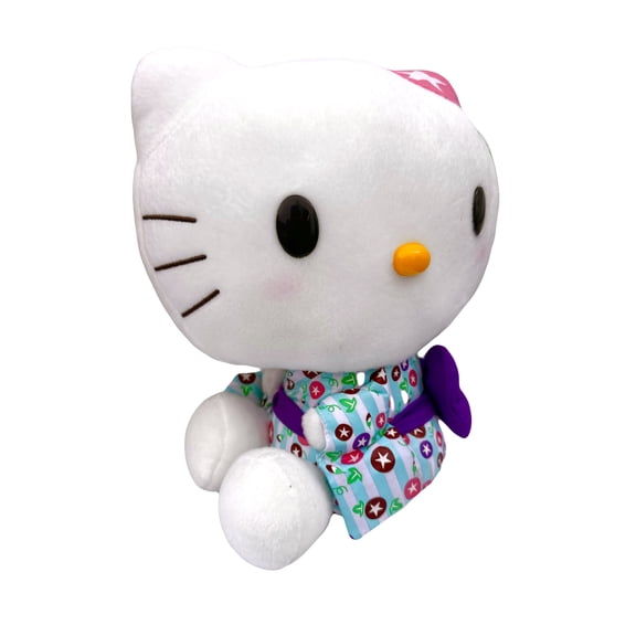14in Sanrio Hello Kitty Plush - Kitty Wearing Kimono Plush - Hello Kitty Stuffed Animal