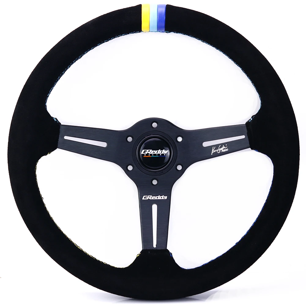 13inch/330mm MOMO Full Speed Genuine Leather Deep Dish Sport