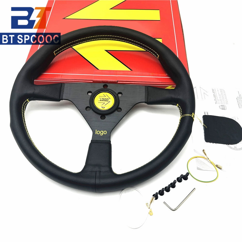 MOMO モモ ステアリング 350mm 14インチ 14inch 350mm Steering Wheel For Momo v1 Style Flat Deep Dish