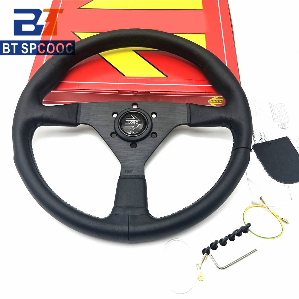 momo  Amazon.com: Momo Steering Wheel Tuner 350mm Black Leather