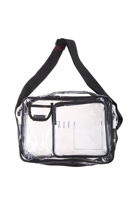 14inch Anti-Static Clear PVC Bag Cleanroom Engineer Tool Computer Working Bags for Women Men Shoulder Crossbody Pouch