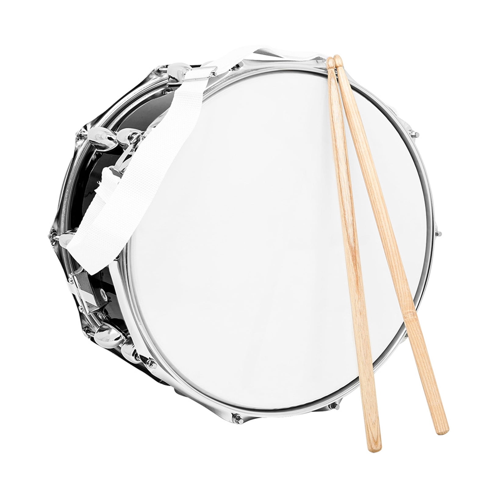 14inch Children Performances Drum March Snares Drum with Adjust Strap & Drumsticks Musical Toy for Student, School