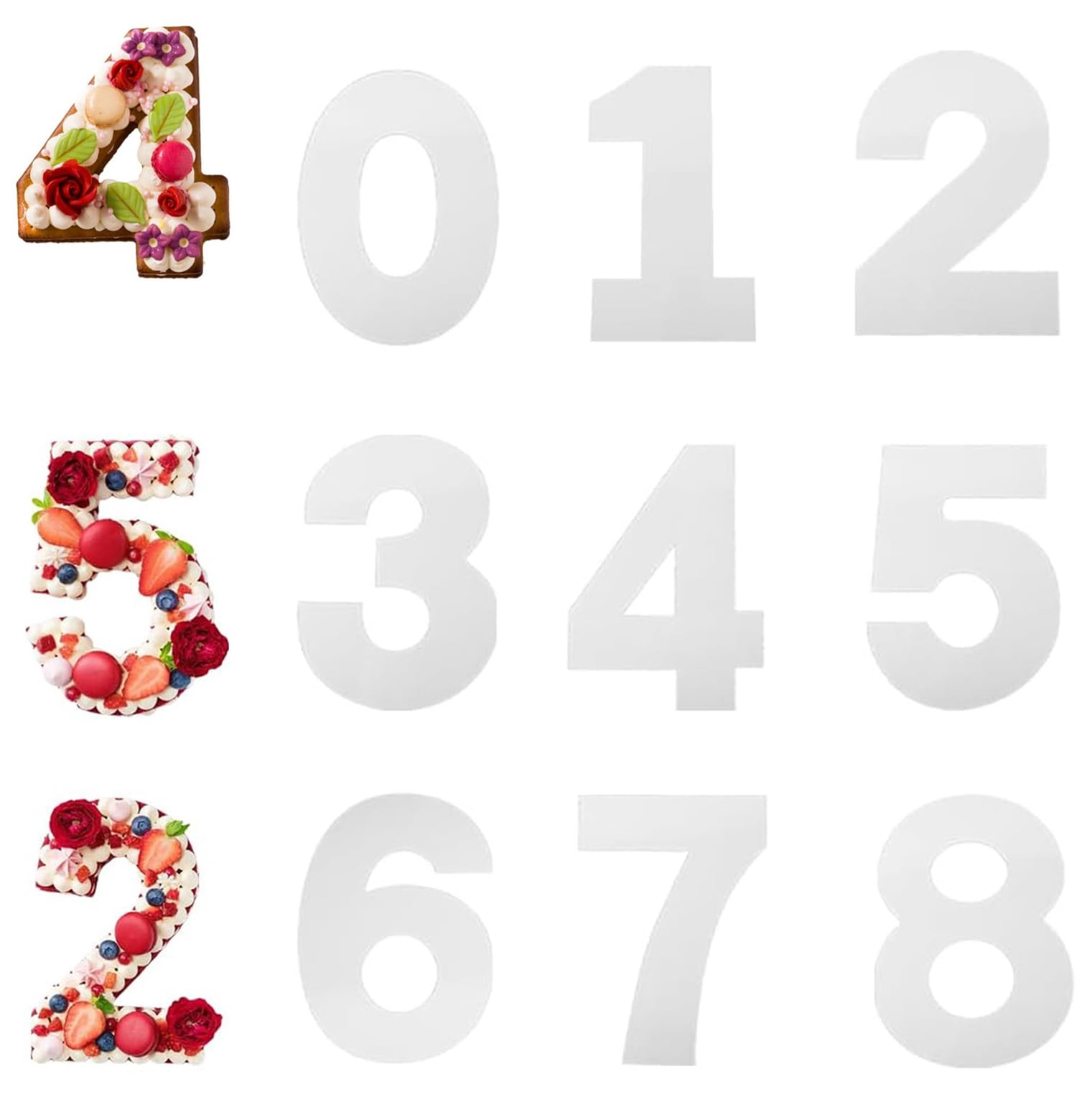 Number Cake Templates Printable