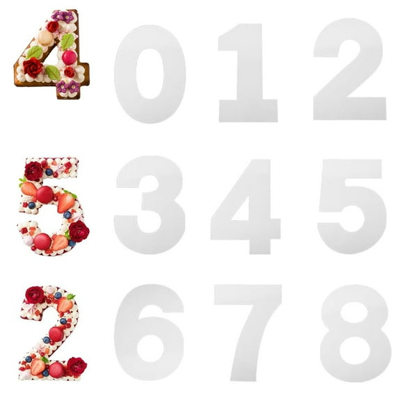 14inch Large Number Cake Mould,TGY Cake Stencils Molds,Number Mold Cake Pan for Birthday Festival and Relationship Marry Anniversary Wedding Party