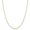 thumbnail image 1 of 14k 1.25 mm Sparkle-Cut Rolo Chain Necklace - 2.0 Grams - 16 Inch, 1 of 4