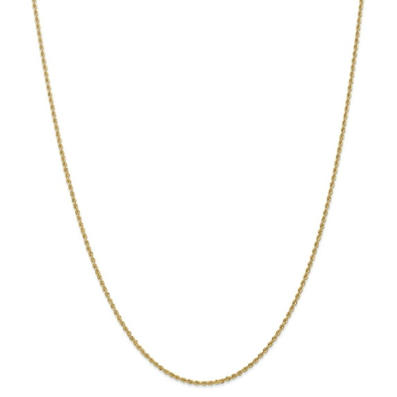 14k 1.50mm Regular Rope Chain in 14k Yellow Gold