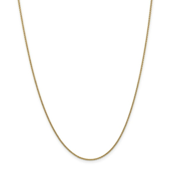 14k 1.5mm Cable Chain in 14k Yellow Gold