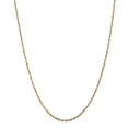 thumbnail image 1 of 14k 1.8mm Diamond-Cut Extra-Light Rope Chain, 1 of 3