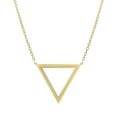 thumbnail image 1 of 14k 17 Inch 1 Inch Yellow Gold 15.4-1.1mm Delta Symbol Anchor 1.1mm Oval Necklace Spring Ring Clasp, 1 of 2