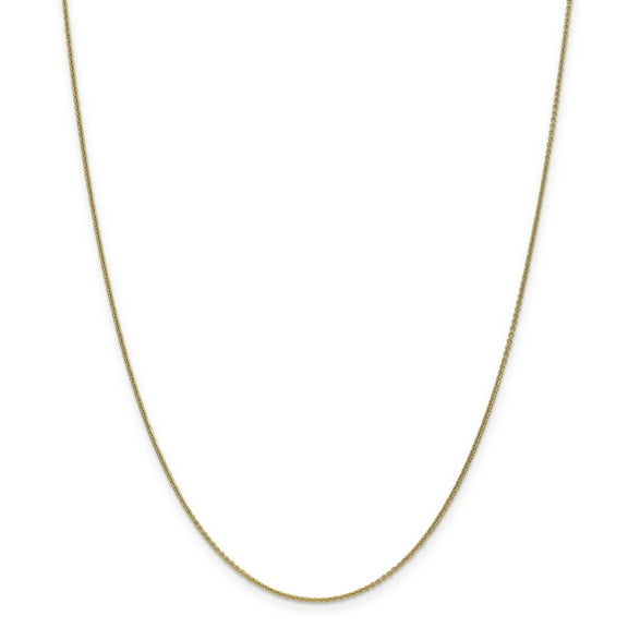 14k 1mm Cable Chain