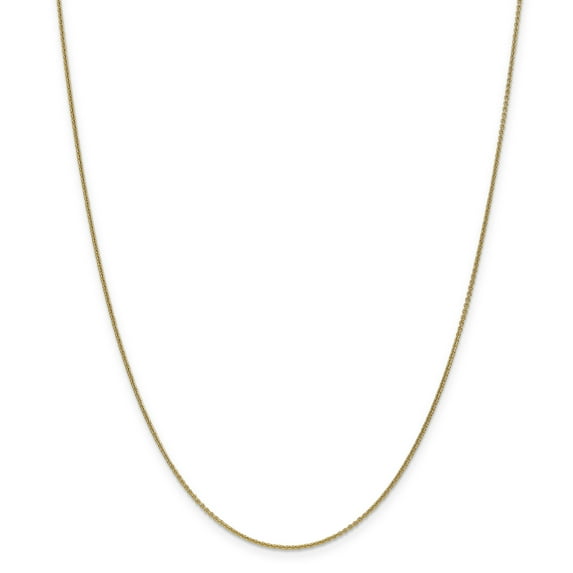 14k 1mm Cable Chain