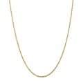 thumbnail image 1 of 14k 2.0mm D/C Extra-Light Rope Chain in 14k Yellow Gold, 1 of 3