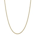 thumbnail image 1 of 14k 2.25mm D/C Rope with Lobster Clasp Chain in 14k Yellow Gold, 1 of 3
