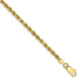 thumbnail image 1 of 14k 2.75mm Diamond-cut Rope with Lobster Clasp Chain in 14k Yellow Gold, 1 of 3