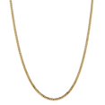thumbnail image 1 of 14k 2.9mm Beveled Curb Chain in 14k Yellow Gold, 1 of 3