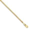 thumbnail image 1 of 14k 2mm Lightweight Handmade Flat Chain, 1 of 3