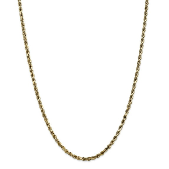 14k 3.5mm Diamond-Cut Rope with Lobster Clasp Chain