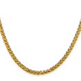 thumbnail image 1 of 14k 3.70mm Semi-solid D/C Wheat Chain (Weight: 16.4 Grams, Length: 24 Inches), 1 of 6