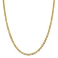 thumbnail image 1 of 14k 3.7mm Solid Polished Light Flat Cuban Chain in 14k Yellow Gold, 1 of 3