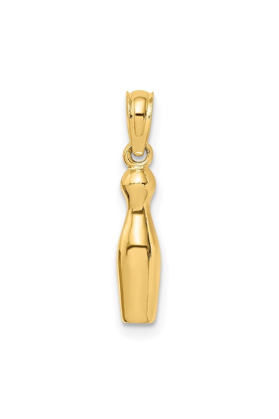 14k 3-D Bowling Charm