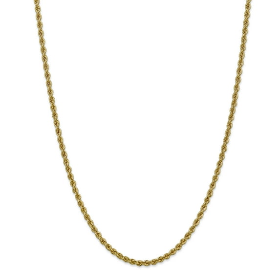 14k 3mm Handmade Regular Rope Chain
