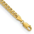 thumbnail image 1 of 14k 4.3mm Solid Miami Cuban Chain Anklet, 1 of 4