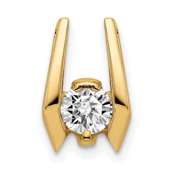 14k Complete AAA 4.75mm Diamond Slid Fits up to 3mm Fancy or Reversible Omega Only XS660AAA