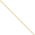 thumbnail image 1 of 14k 4mm Concave Open Figaro Chain, 1 of 1