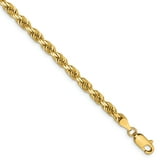 14k 4mm Diamond-Cut Quadruple Rope Chain - Walmart.com