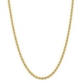 thumbnail image 1 of 14k 4mm Regular Rope Chain in 14k Yellow Gold, 1 of 3