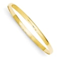 thumbnail image 1 of 14k 4mm Solid Polished Half-Round Slip-On Bangle, 1 of 1