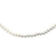 thumbnail image 1 of 14k 5-6mm Round White Saltwater Akoya Cultured Pearl Bracelet in 14k Yellow Gold, 1 of 1