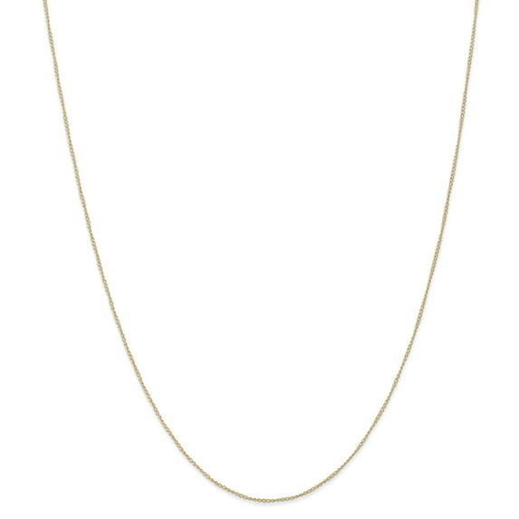14k .5 mm Carded Curb Chain