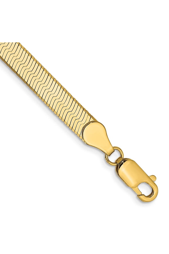 14k 5mm Silky Herringbone Chain